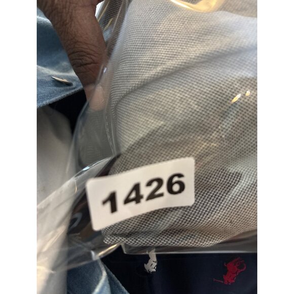 Polo Ralph Lauren Robe S/M Gray 100% Cotton Belted Long Sleeve - Picture 10 of 10